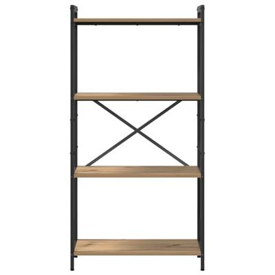 Boekenkast artisanaal eikenkleurig 60 x 30 x 118 cm