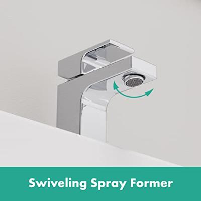 Wastafelmengkraan HansGrohe Vernis Shape Eengreeps 70 Zinc Zonder Afvoer Chroom