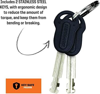 Kryptonite beugelslot keeper 12 standard met kabel