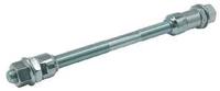 achteras voor 7 speed freewheel naven 3\8" draad 178mm lengte - thumbnail