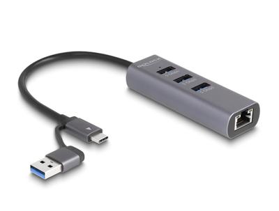 Delock 64282 USB-hub Geschikt voor merk (dockingstation): Universeel