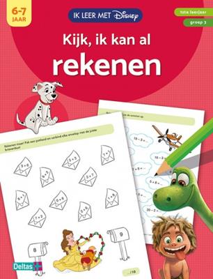 Deltas Ik leer met disney - kijk, ik kan al rekenen (6-7 j.)