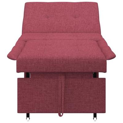 Slaapbank Rood 194 x 67 x 37 cm Stof