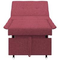 Slaapbank Rood 194 x 67 x 37 cm Stof - thumbnail