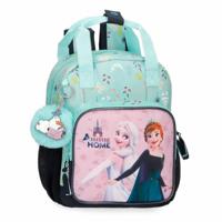 Disney rugzak Frozen 23 x 28 x 10 cm polyester turquoise/roze - thumbnail