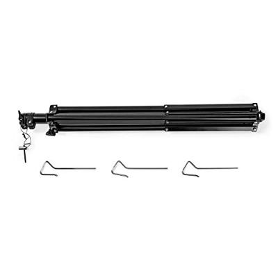 Statief voor Satellietschotel - Mast Lengte: 1.05 m - Maximale schotelgrootte: 100.0 cm - Buisdiameter: 34.5 mm - Aluminium - Zwart
