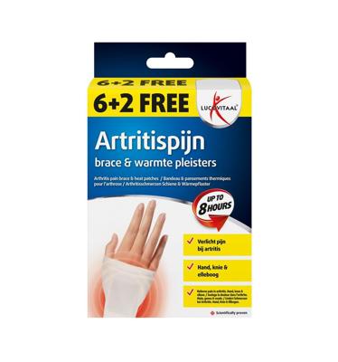 Lucovitaal Artritis warmte pleister (8 st)