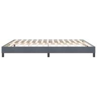 Boxspringbed zonder matras 180x220 cm fluweel donkergrijs - thumbnail