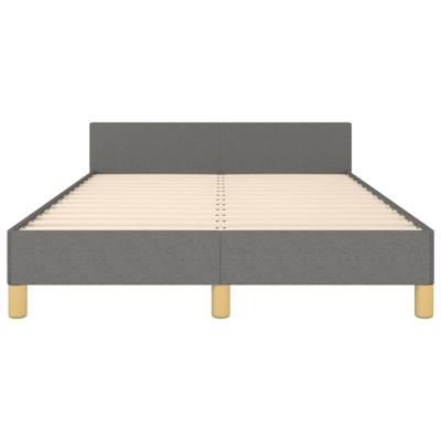 Bedframe zonder matras 120x190 cm stof donkergrijs
