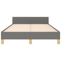 Bedframe zonder matras 120x190 cm stof donkergrijs - thumbnail
