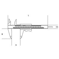 Beta Schuifmaat analoog rvs - thumbnail