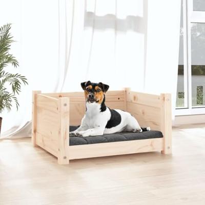 VidaXL Hondenbed 55,5x45,5x28 cm massief grenenhout VidaXL Hondenbed 55,5x45,5x28 cm massief grenenhout