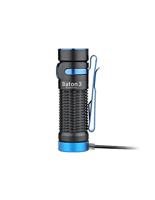 OLight Baton 3 Premium Black Zaklamp werkt op een accu LED 1200 lm 33 h 53 g - thumbnail