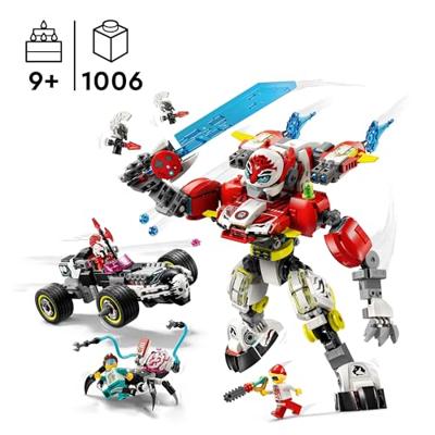 Lego Dreamzzz 71497 Coopers Tijgermecha en Zero's Hot Rod Auto