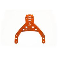 King Motor - Aluminium bovenplaat voor - Oranje (66026-O) - thumbnail