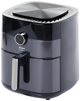 arzum AR2074-G Airfryer 6 l Timerfunctie, Oververhittingsbeveiliging Zilver, Zwart