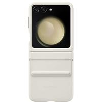 EF-VF731PUEGWW Samsung Flap Vegan Leather Case Galaxy Z Flip5 Cream - thumbnail