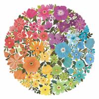 Ravensburger circle of colors puzzels - flowers, 500st. - thumbnail