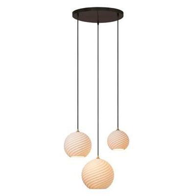 Lucide BINA - Hanglamp - Ø 40 cm - 3xE27 - Wit