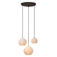 Lucide BINA - Hanglamp - Ø 40 cm - 3xE27 - Wit - thumbnail