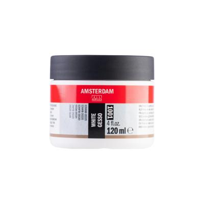 Gesso amsterdam mini 1001 120ml wit | 4 stuks