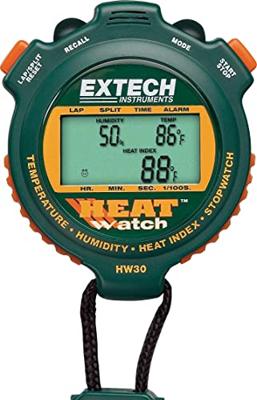 Extech Extech HW30 Stopwatch voor vochtigheid en temperatuur 1 % Hrel 99 % Hrel