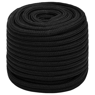 Werktouw 16 mm 100 m polyester zwart - thumbnail