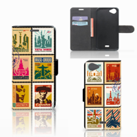 Wiko Rainbow Jam Flip Cover Postzegels - thumbnail