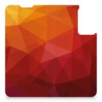 Stand Case voor OnePlus Nord CE 2 5G Polygon Red - thumbnail