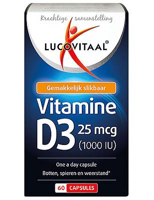 Lucovitaal Vitamine D3 25mcg 60Capsules