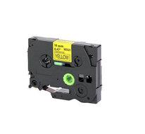 Huismerk Brother TZe-641 Labeltape 18mm Zwart op Geel Huismerk Brother TZe-641 Labeltape 18mm Zwart op Geel