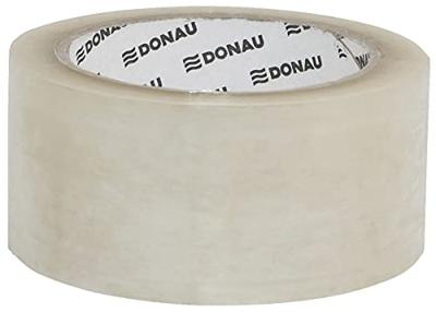 DONAU verpakkingsplakband Hot-Melt, 50 micron, 48 x 66 m, transparant