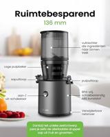Hurom H320N Titanium - Slowjuicer | Juicer | Groenten en Fruitpers - thumbnail