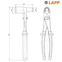 LAPP 61791260 SKINMATIC® RZ Montagezange Montagetang Metaal 1 stuk(s) - thumbnail
