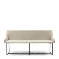 Rivièra Maison Eetkamerbank 'Frisco Drive' Mouliné Linnen, 170cm, kleur Fabulous Flax - thumbnail