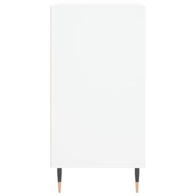 Dressoir 57x35x70 cm bewerkt hout wit