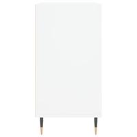 Dressoir 57x35x70 cm bewerkt hout wit - thumbnail