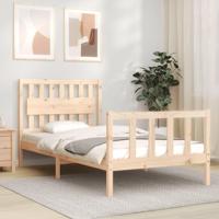 Bedframe zonder matras massief grenenhout 100x200 cm - thumbnail