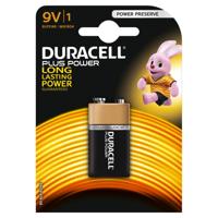 Duracell Plus Power batterij 9V krt a 1 - thumbnail