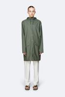 Rains Dames Long Jacket - Olive - thumbnail