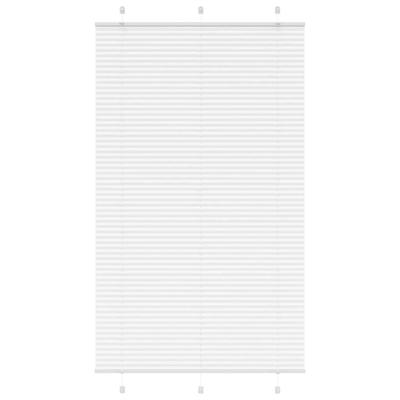 Pliss rolgordijn 115x200 cm stofbreedte 114,4cm polyester wit