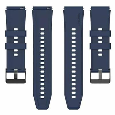 Garmin Venu / Sq / Sq2 / 2 plus - Siliconen gesp bandje - Donkerblauw Garmin Venu / Sq / Sq2 / 2 plus - Siliconen gesp bandje - Donkerblauw
