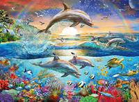 Ravensburger legpuzzel xxl dolfijnenparadijs, 300st. - thumbnail