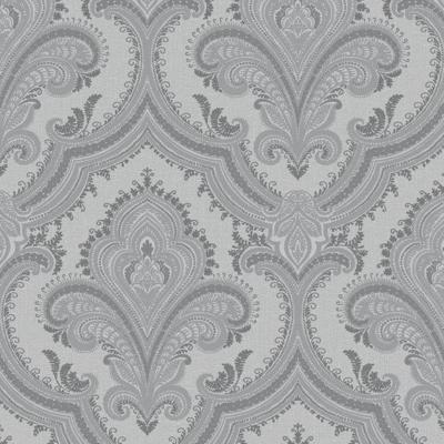 Dutch Wallcoverings Casbah/Bs1 Damask Grey/Silver - Grijs/Zilver