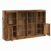 Dressoir Oud hout 163 x 37 x 100 cm Bewerkt hout - thumbnail