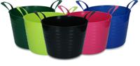 Emmer V-Trug Flexi Blauw 14 l - thumbnail