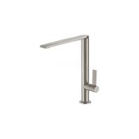 Keukenkraan Tres Top | Opbouw | 360° Draaibaar | Mengkraan | 1-hendel | Rond | RVS look - thumbnail