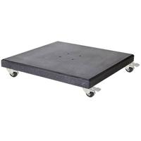 Platinum | Parasolvoet Modena XL Graniet met Wielen | 120 kg - thumbnail