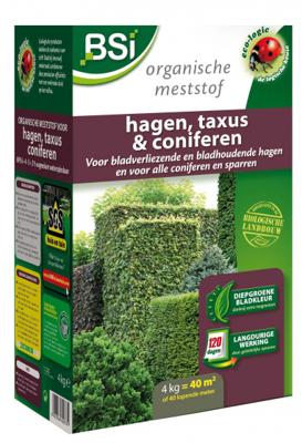 Biologische meststof BSI Hedge / Yew / Conifer 4 Kg