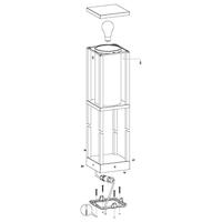 Eglo Zwarte staande lampCascinetta - 98715 - thumbnail